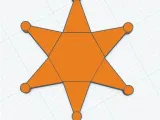 Blank Sheriff's Badge-0