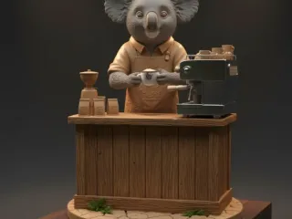 Coala Barista Zootopia 