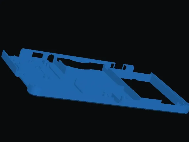 3DS back plate model