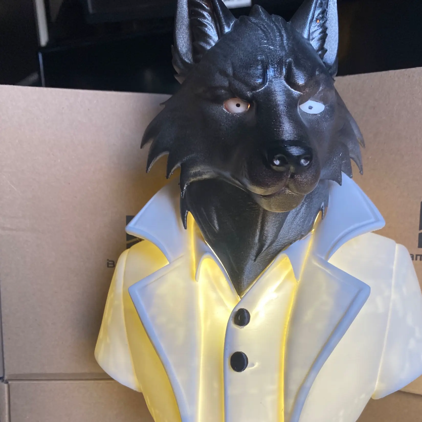 Classy Big Bad Wolf Bust