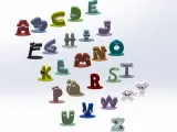 Alphabet Lore all 26 letters with and without base-0