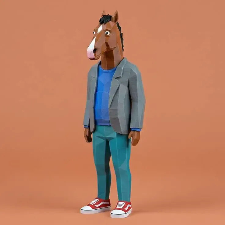 BoJack Horseman LowPoly