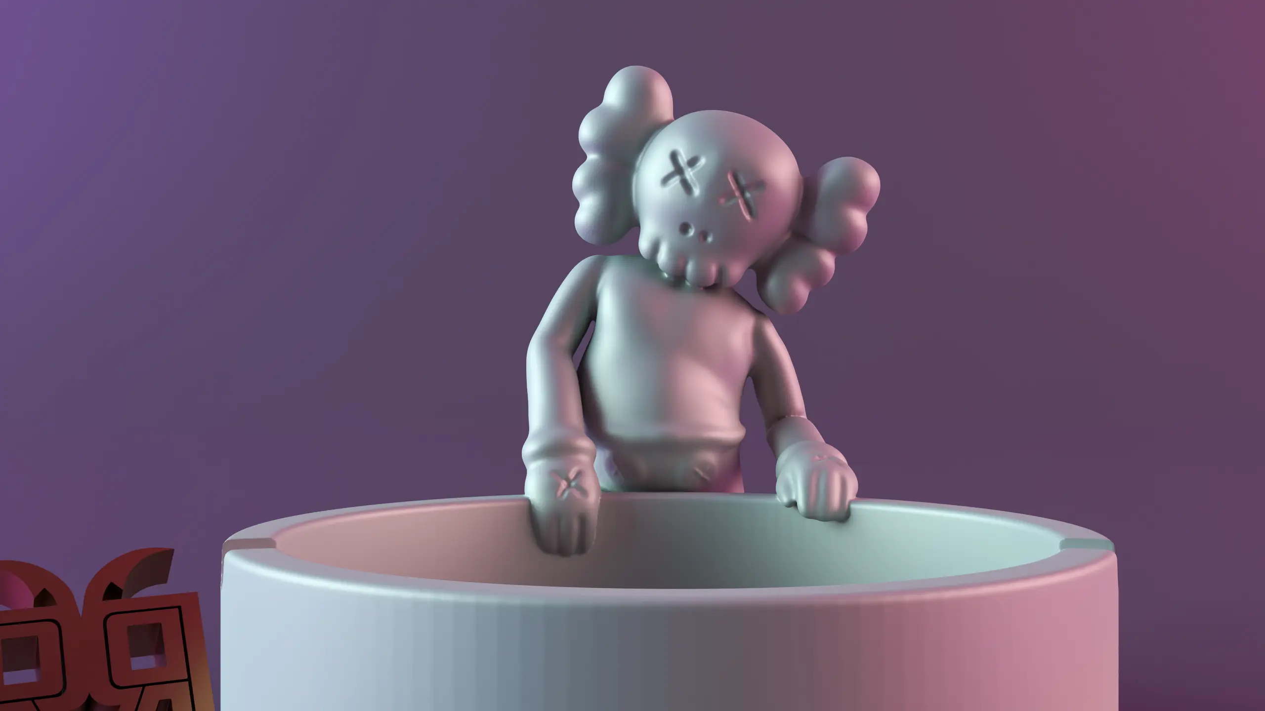 KAWS ASHTRAYS