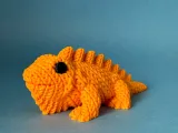 Knitted Iguana-1
