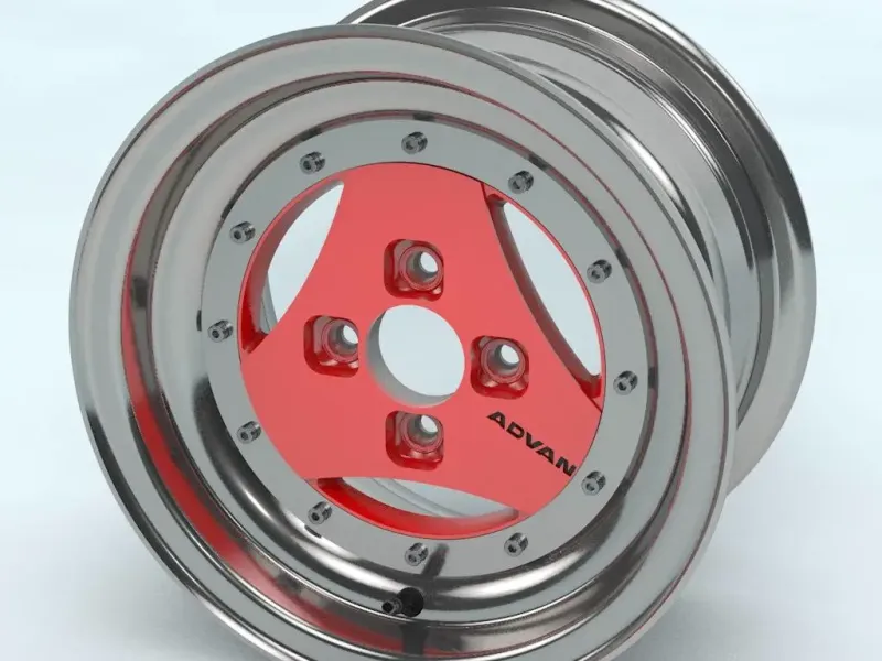 Advan-Racing-A3A-Wheel-Rim 1/2 Scale Model