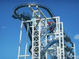 3D Roller Coaster Flashback Track Model-3