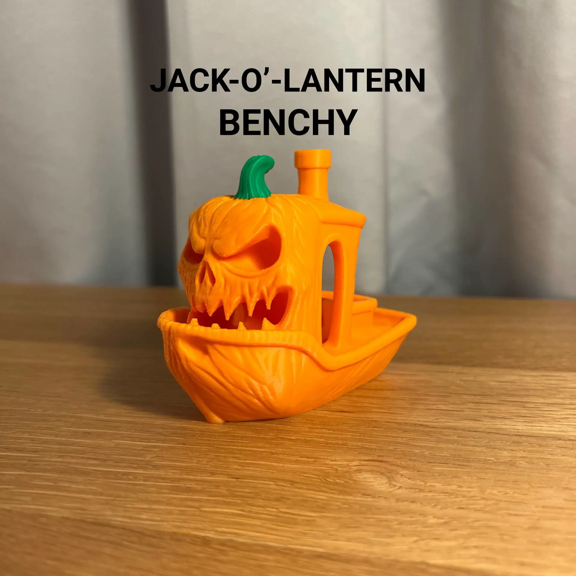 3D Printer Files | 3MF File | Jack-O’-Lantern Benchy | Creality Cloud