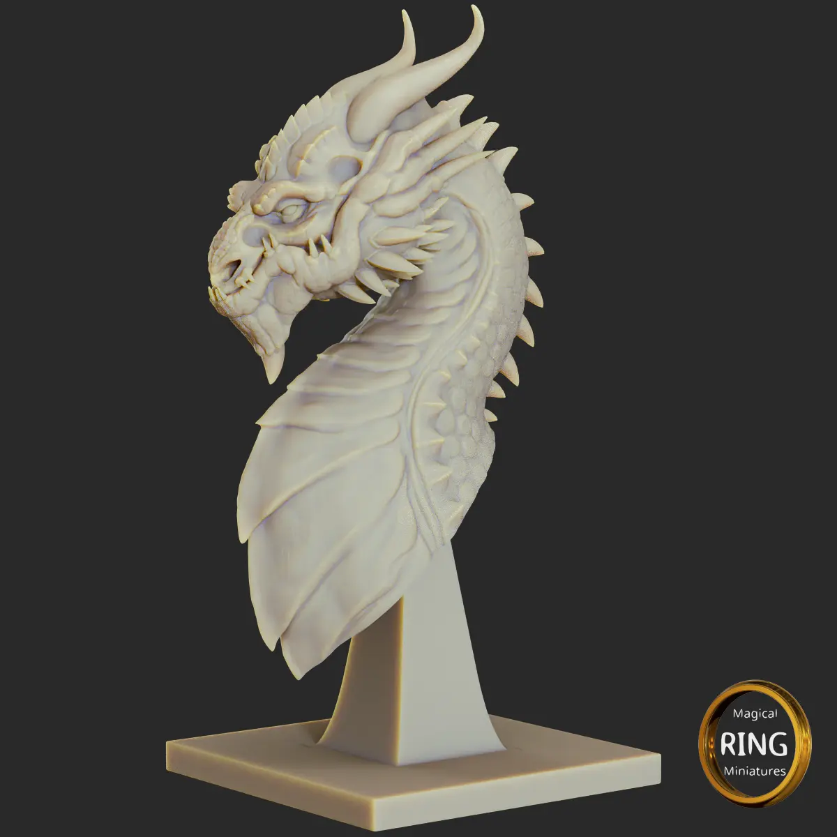 Busto del Dragón Anciano