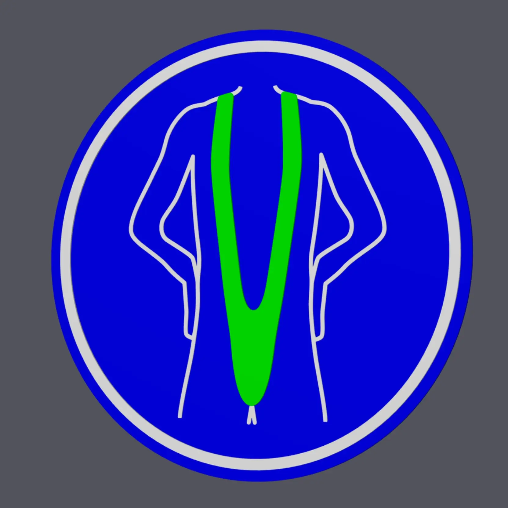 Mankini/Borat String Allowed - Traffic Sign - Wall Art