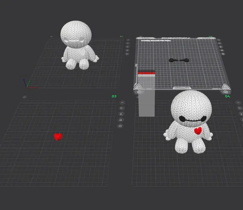 Baymax Crochet - Knitted - Multiparts