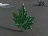3D Printed Maple Leaf Emblem-1