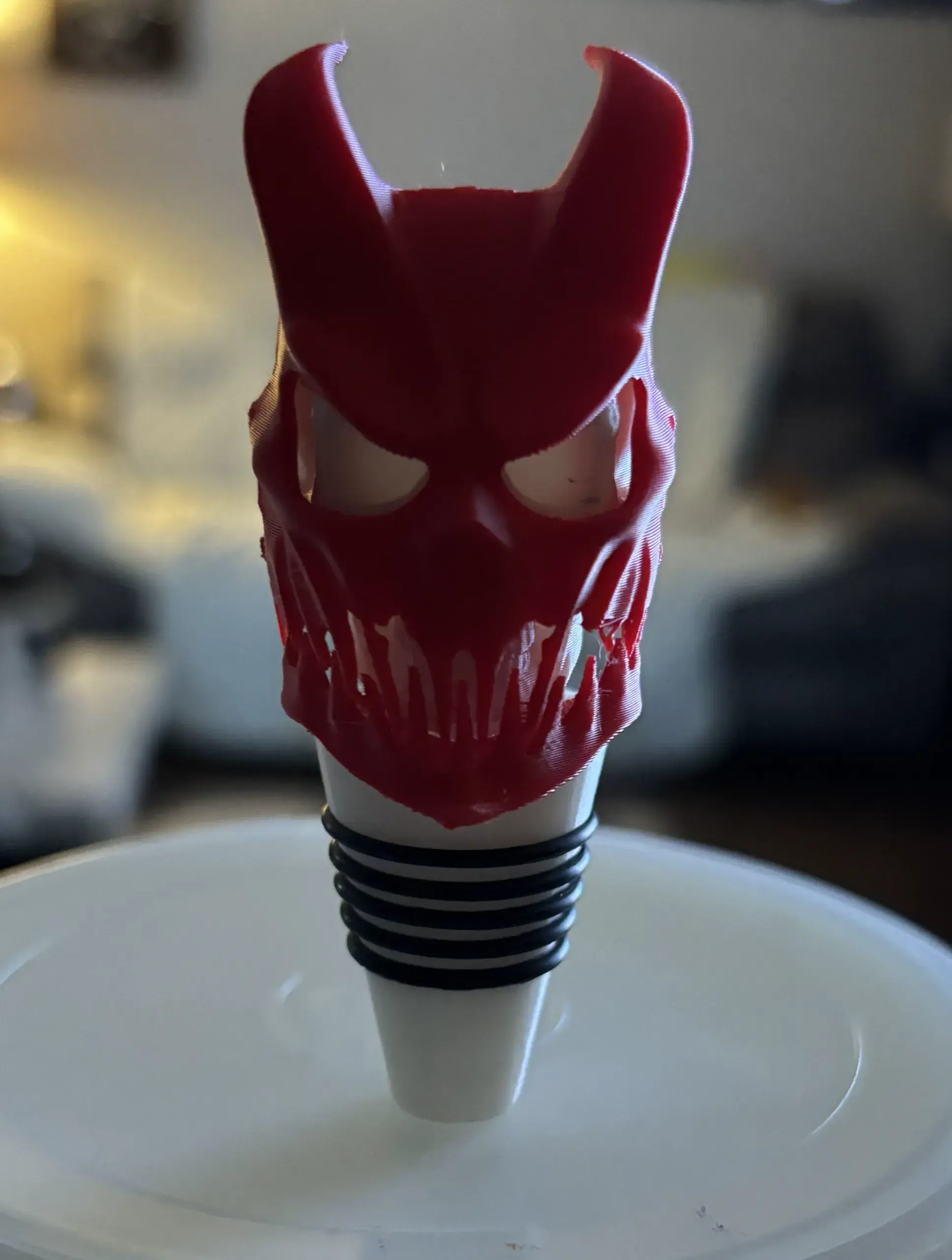 Slaughter to Prevail (STP)/skull wine topper no AMS