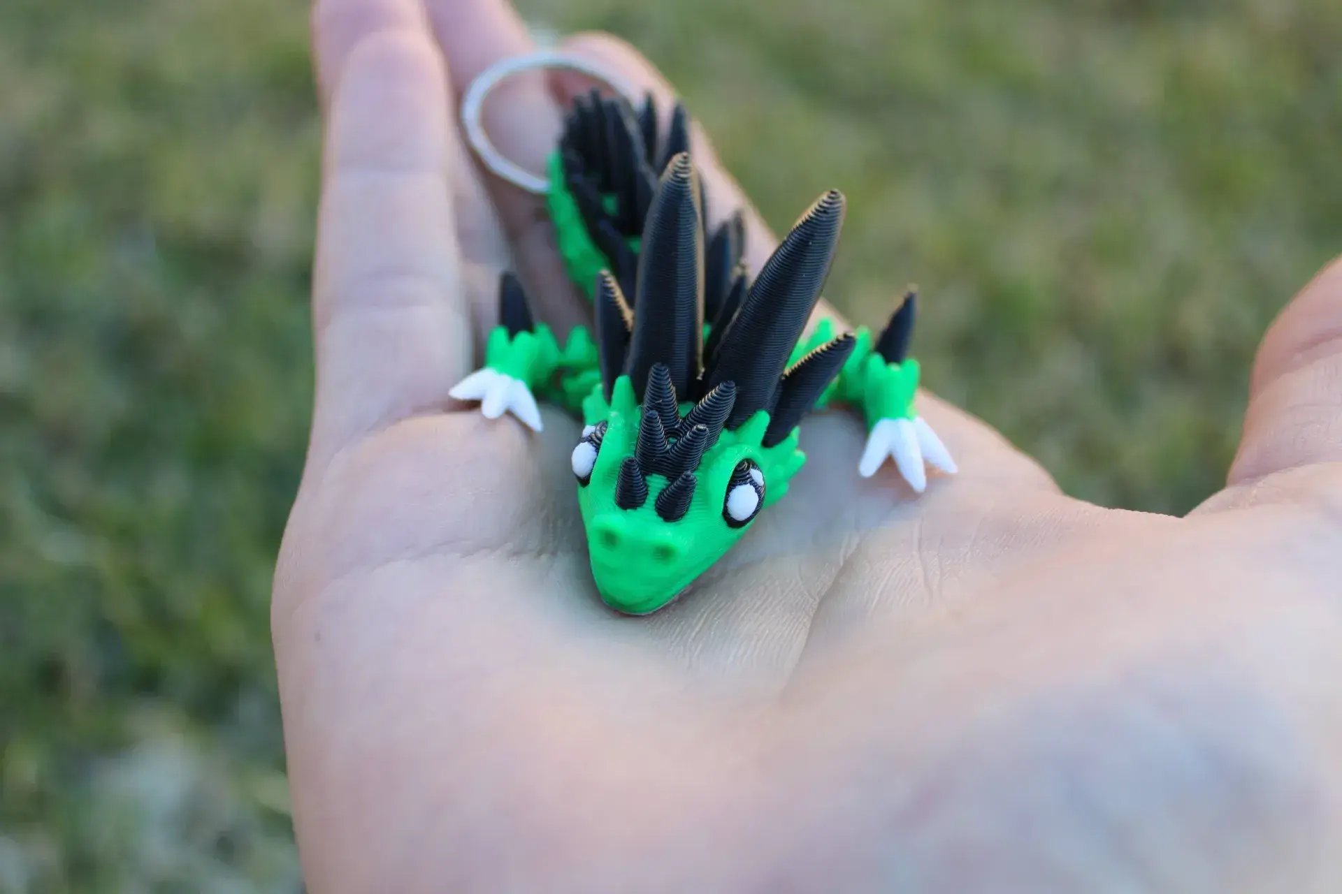 3D Printer Files | 3MF File | Cute flexi baby dragon decor/keychain ...