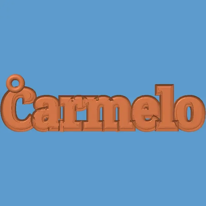 llavero nombre Carmelo 