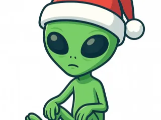 alien navidad