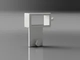 Brush and squeegee holder for shower-2