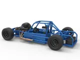 Small Block Supermodified race car Base Scale 1:25-5
