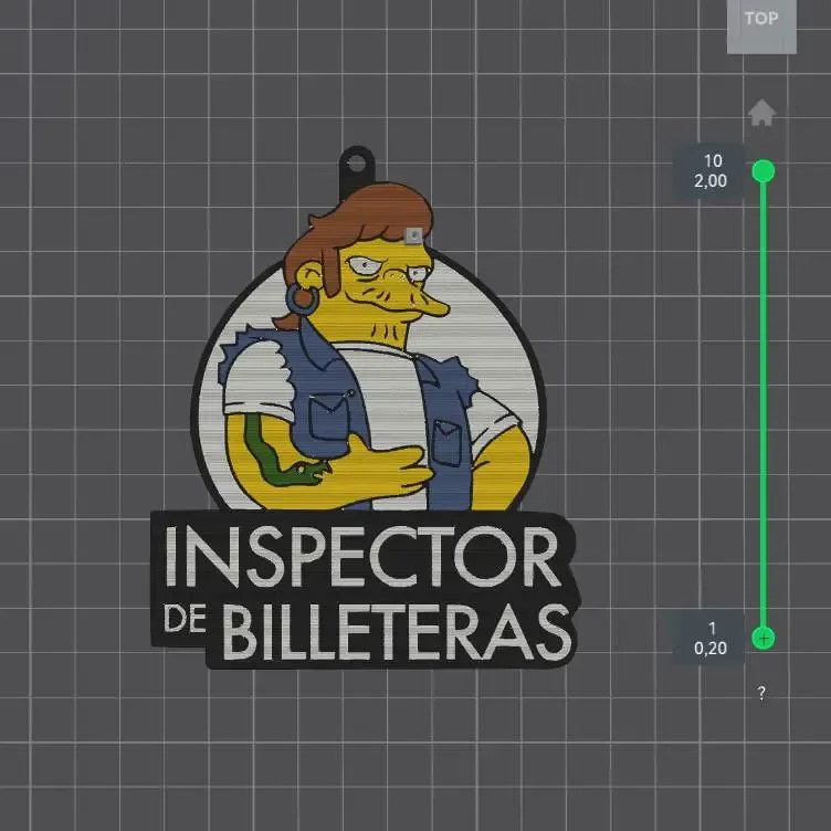 snake hailbird-the simpson-keychain