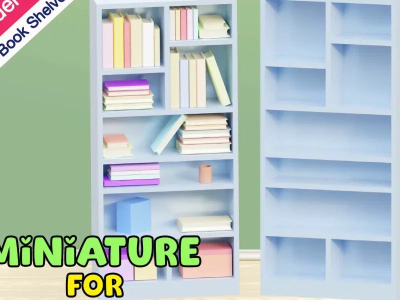 book shelves