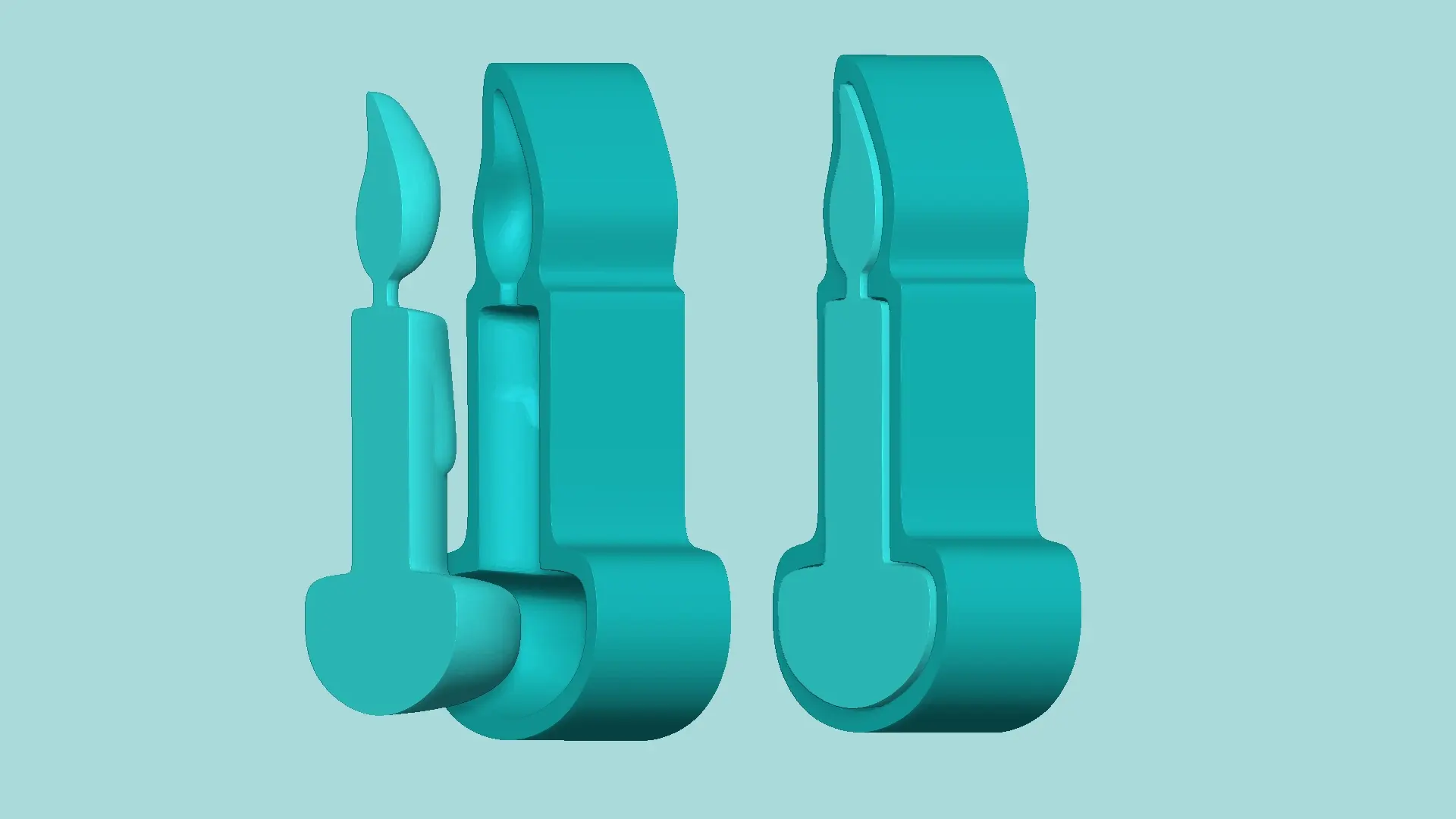 Candle Mold 01 - Silicon Maker - Template