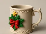 Christmas mug with Christmas tree-4