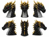 3D Printed Dragon Head for Showcase and Headphone Holder !!!-4
