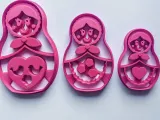 Matryoshka dolls x 3 - different sizes and designs-2