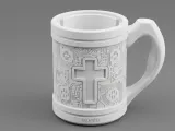 UAICÉU Cyber Thermo Mug - Shield Cross Edition-4