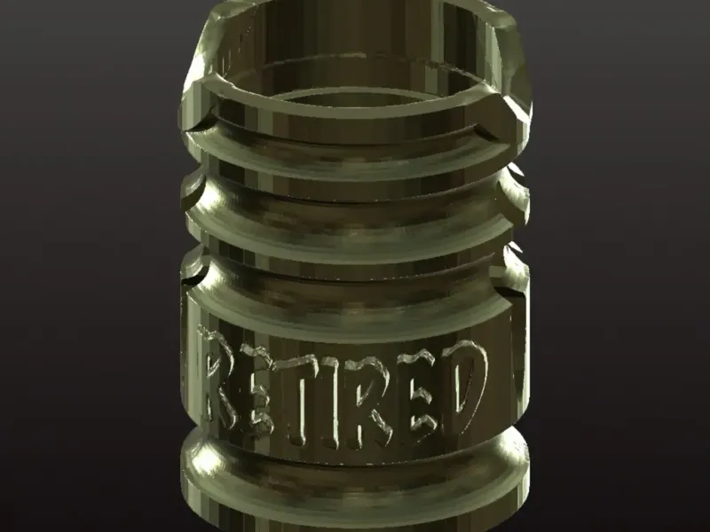 ‘Retired’  Can holder