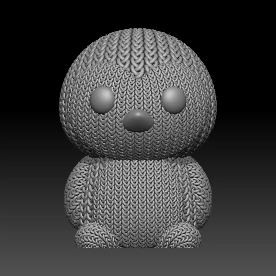 Knitted Penguin