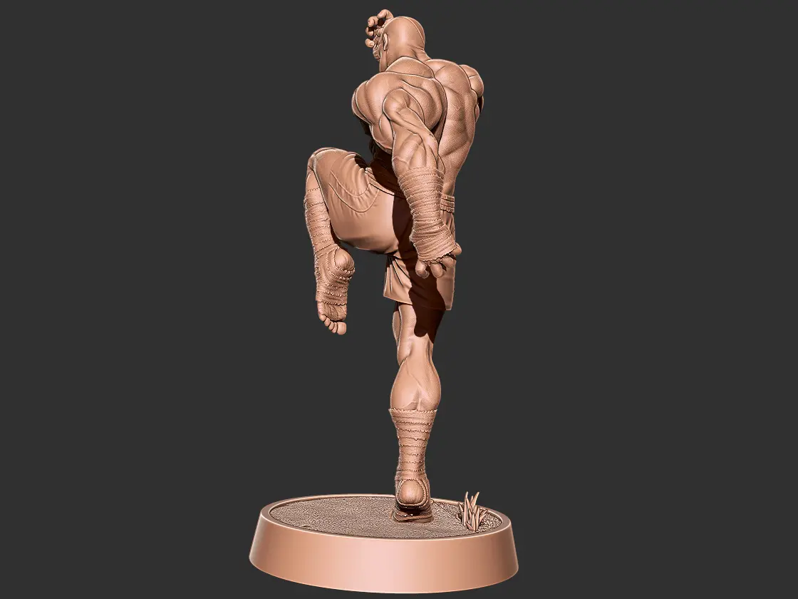 Sagat - Street fighter 3D print model