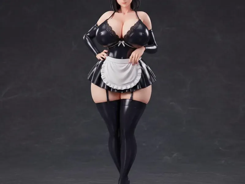Noir Lace Maid Empress – Ecchi Elegance
