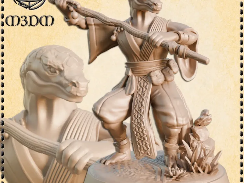Lizardfolk Monk (Action)