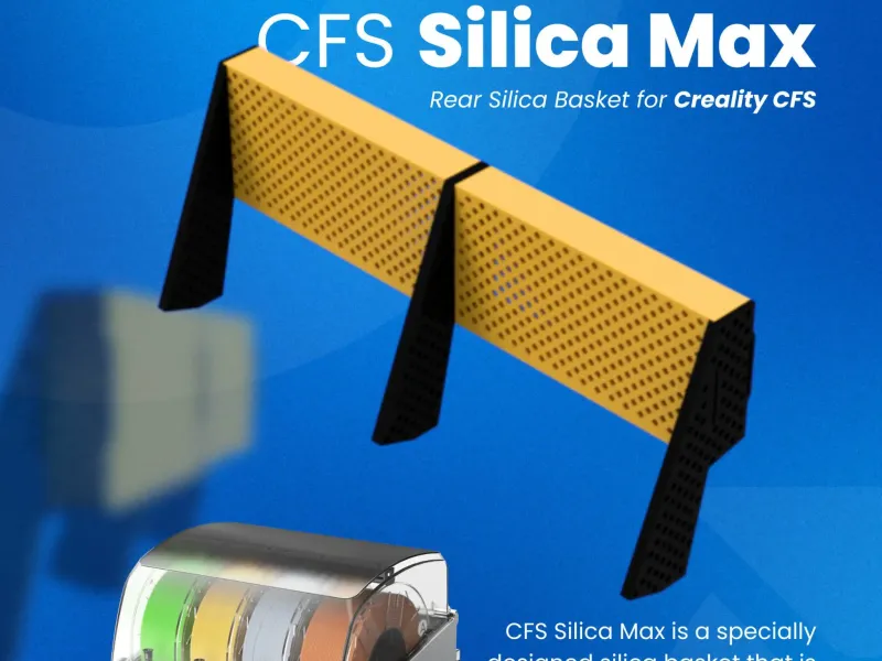 CFS Silica Max – Rear Silica Basket for Creality CFS