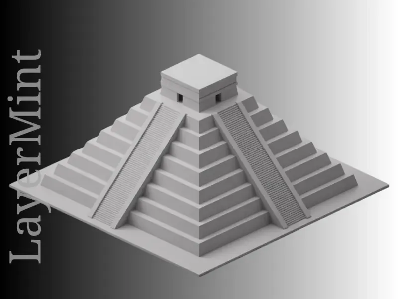 Chichen Itza Pyramid Model | Mayan Architecture STL