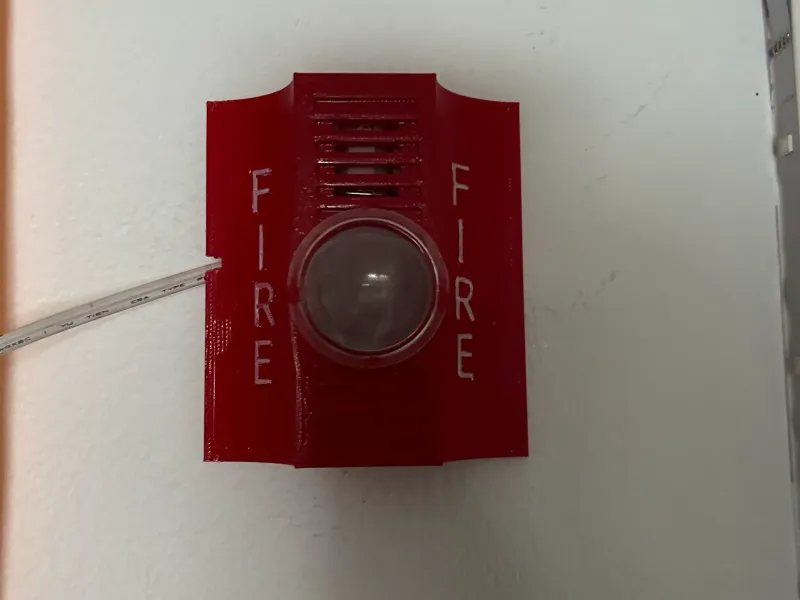 lumină de alarmă de incendiu