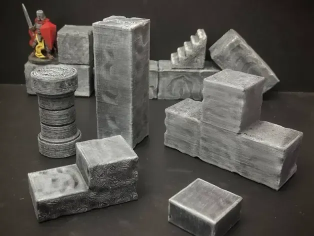 ScatterBlocks: Cyclopean Stone Parts Expansion (28mm/Heroic 
