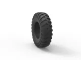 Military truck tire 4 Scale 1:10-7