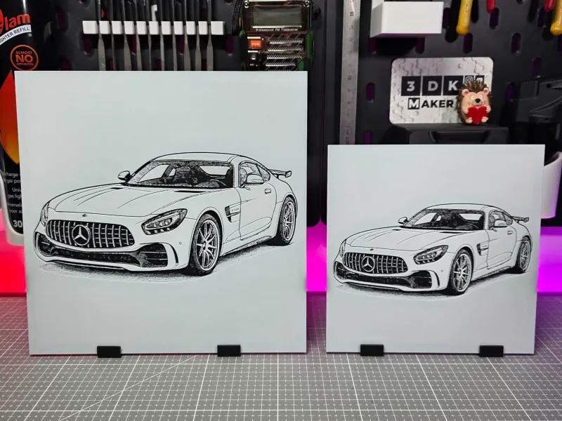 Mercedes AMG GT R - Hueforge - 3 Colors