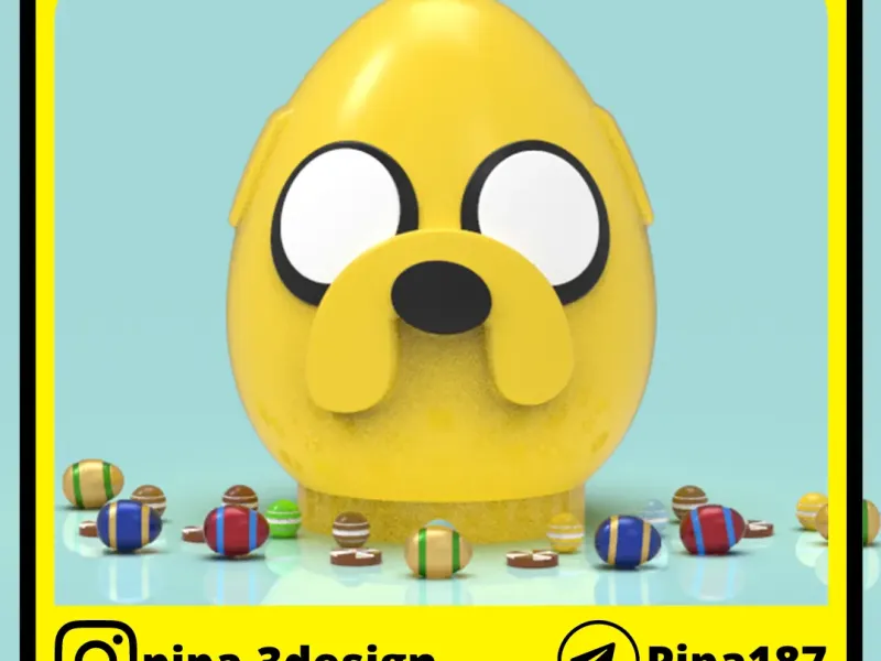 Tirelire ou œuf de Pâques de Jake