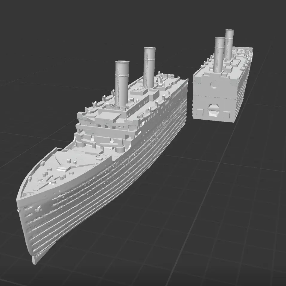 Titanic Sinkable Model Toy V4