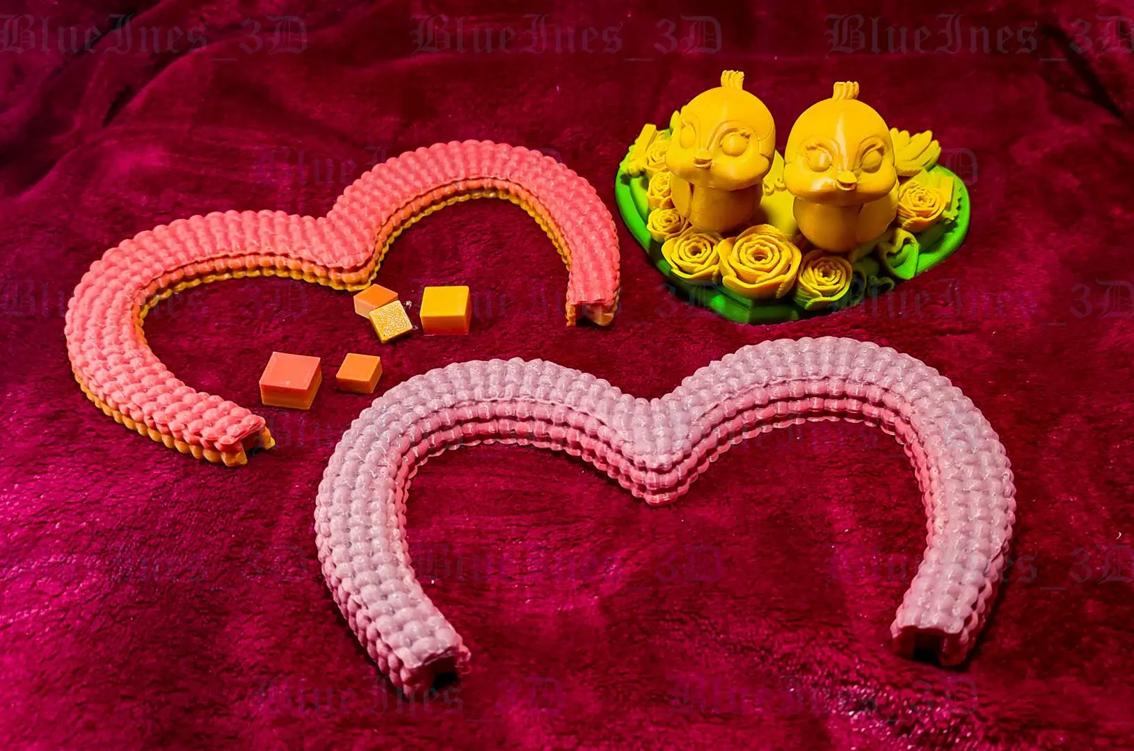 VALENTINE'S DAY HEART BIRDS WITH ROSES
