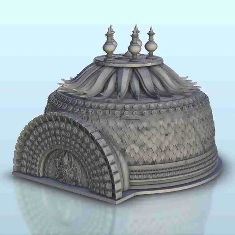 Templo circular indio 9 - miniaturas warhammer terrain scen