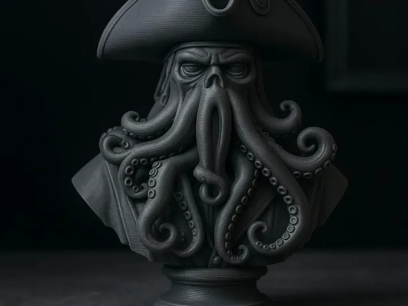 davy jones bust inspired