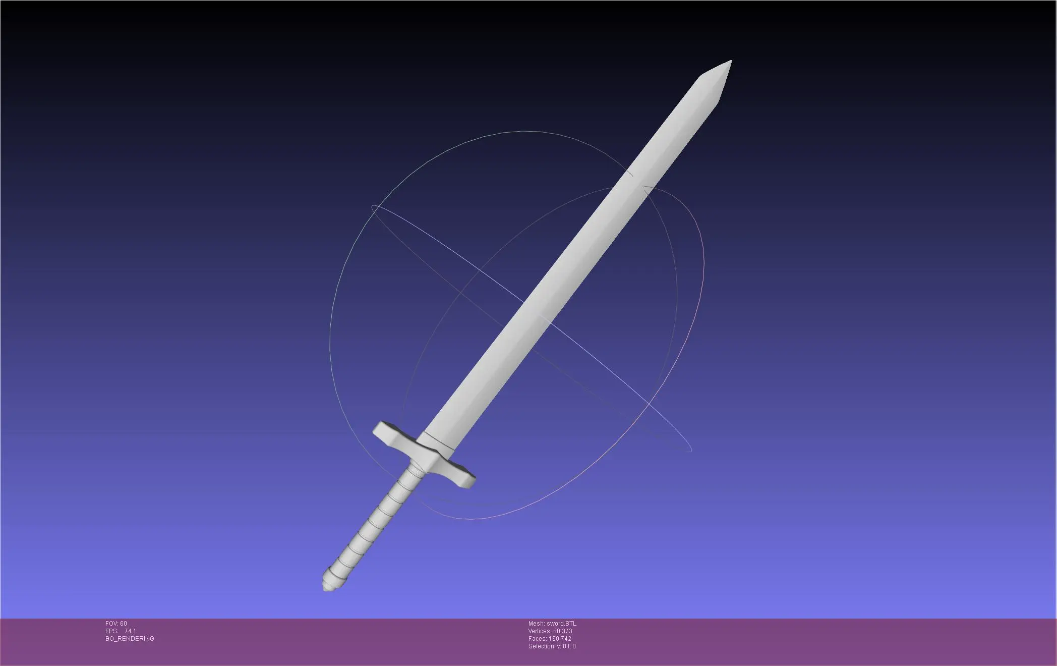 Solo Leveling Sword Ensamblaje intacto y roto