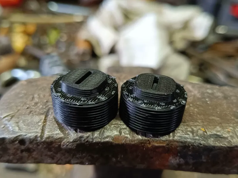 Drill brush cap, thread M24