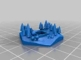 Custom forest tile set for Terraforming Mars - Forrest 1-5-1