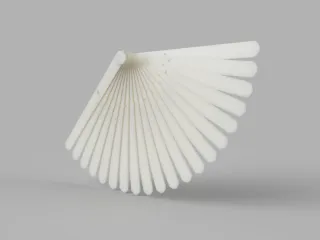 Print In Place Hand Fan