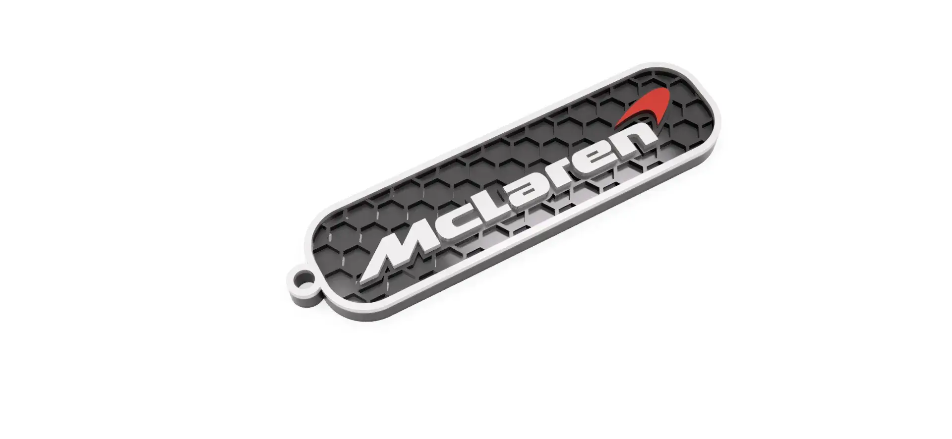 McLaren logo keychain