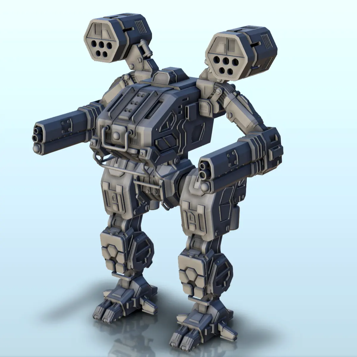 Phodall robot de combate (17) - ciencia ficción futuro 40